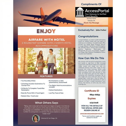35 Verified Travel Certificates — Official Lifetime Access